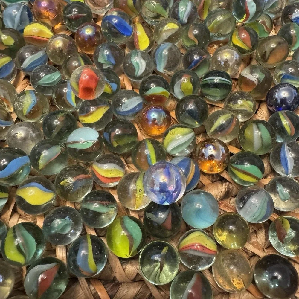 Vintage Cat Eye Mixture Collectible Game Colorful‎ Lot Of Marbles 250 Total
